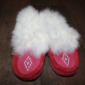 Girls moccasin slippers